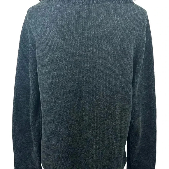 Designers Originals black sweater with unique collar size large - Picture 4 of 9